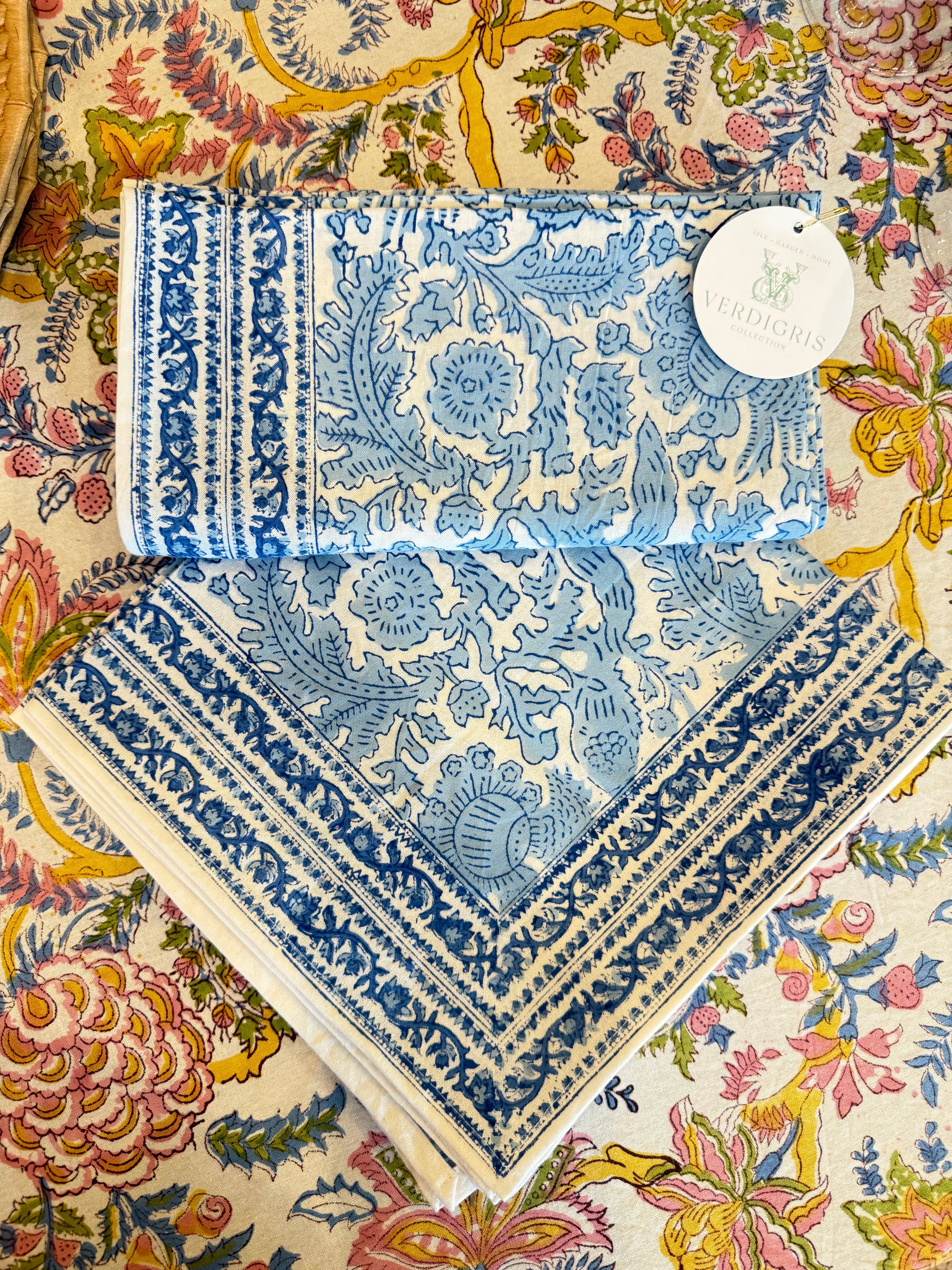 Verdigris Collection - Wholesale Dinner & Cloth Napkin - Bellview Pheasant Napkins- 20" Set of 41