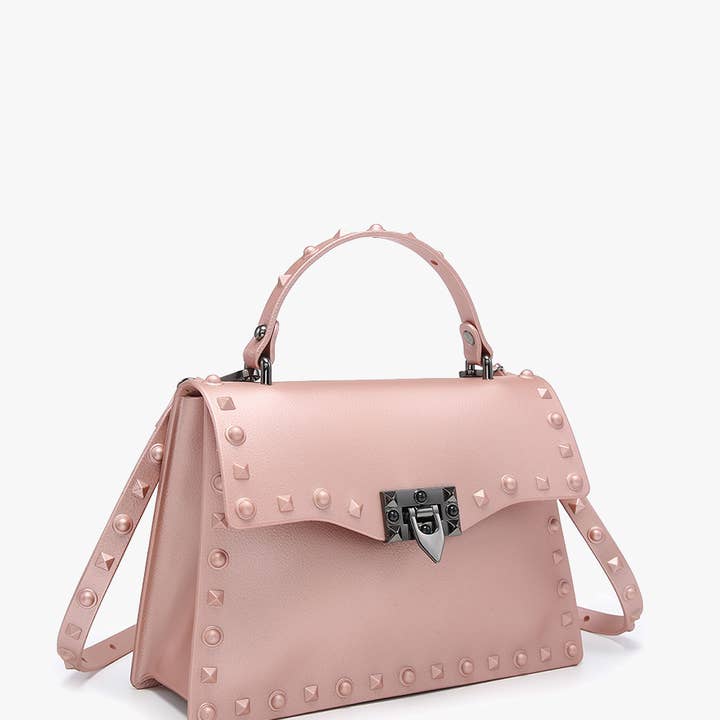 Jen & Co. - Wholesale Satchel - Women's - PP2044 Roxie Studded Crossbody/Clutch w/ Buckle Closure6