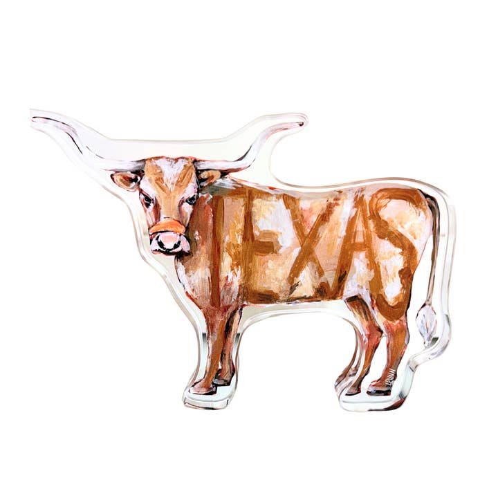 LONGHORN ACRYLIC for wholesale by Lauren Dunn