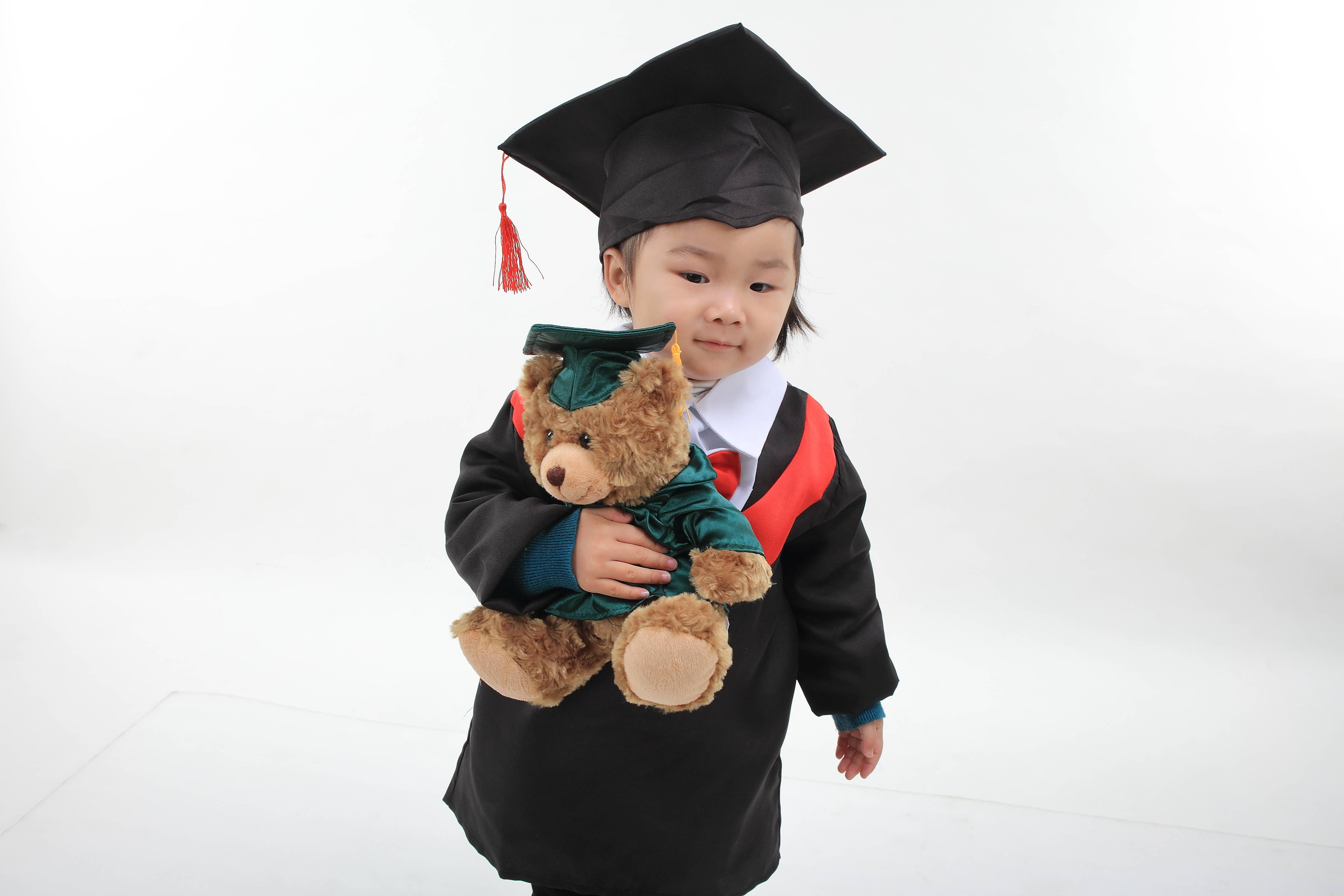 Plushland - Wholesale Stuffed/Plush Toy - Kids & Baby - 11″ Graduation Mocha Bear Plush | Plush in Custom Cap & Gown9