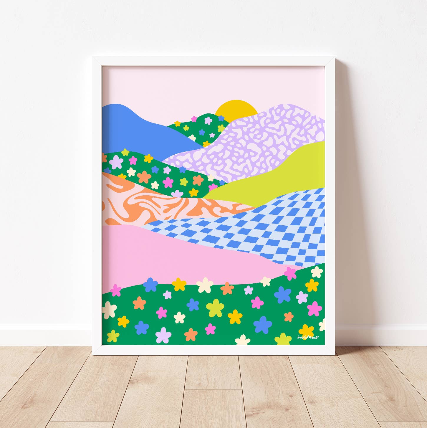 KANDS.CO - Wholesale Art Print - Quilted Landscape Art Print