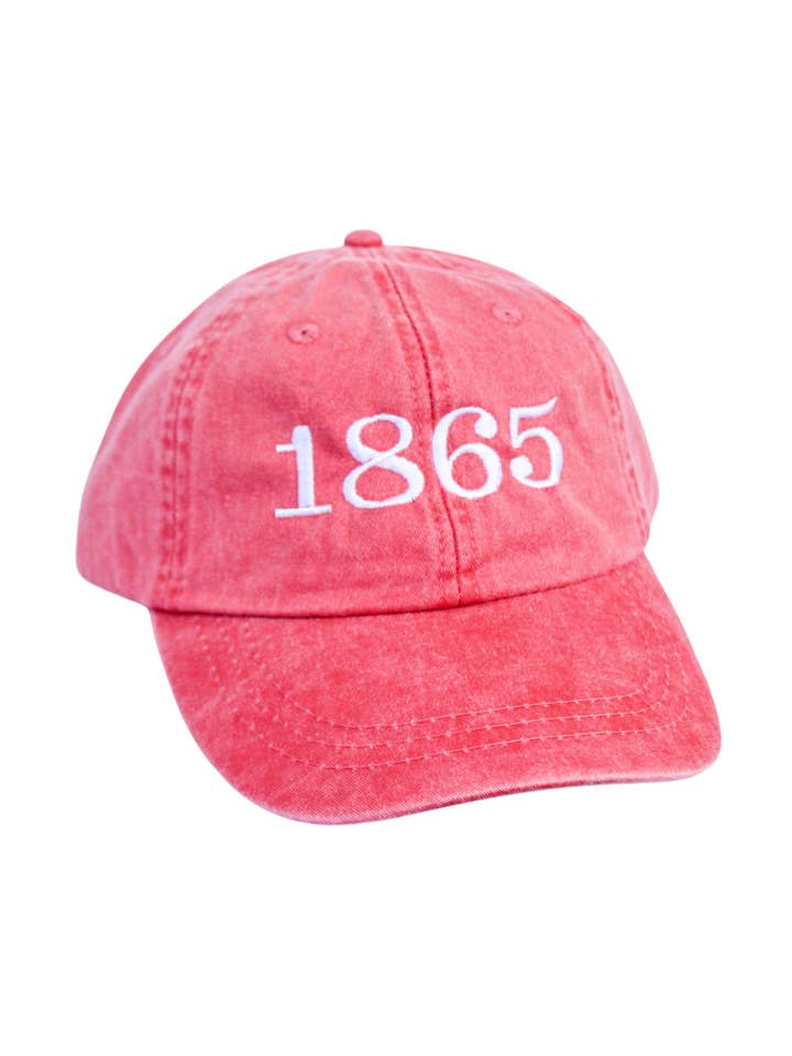 1865 Juneteenth Embroidered Hat for Adults for wholesale by Mackenzie Madison of Philadelphia