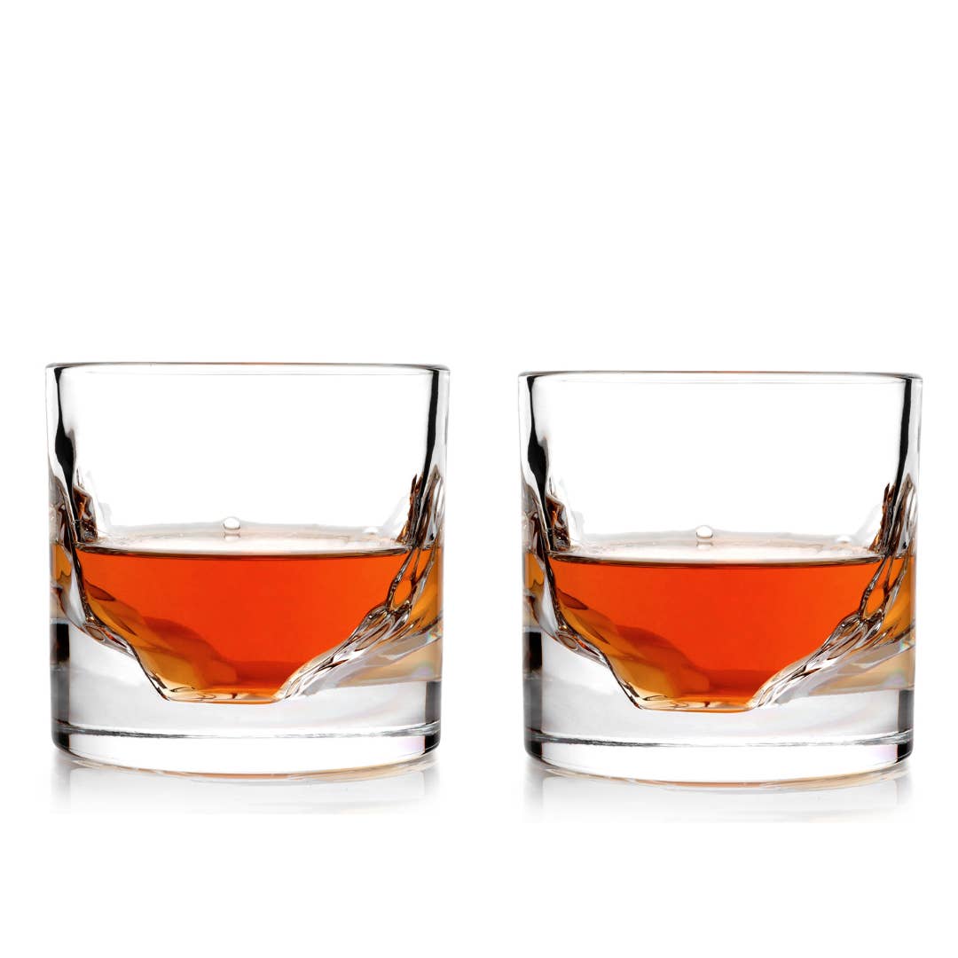 Viva | Espro | Liiton - Wholesale Cocktail/Liquor Glass - Grand Canyon - 2-Piece Crystal Bourbon Whiskey Glass Set