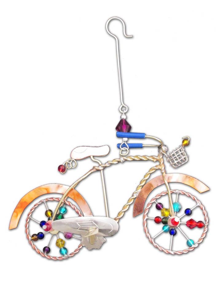 Vintage Bicycle Ornament for wholesale by Pilgrim Imports