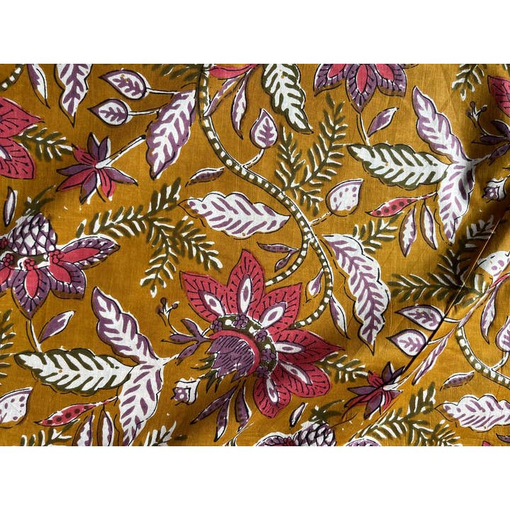 Bhawana Handicrafts - Wholesale Fabric Paint - Amazing Block Print Fabric Floral Print Fabric Dress Making 1