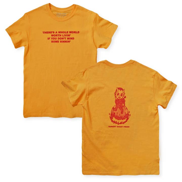Camiseta Keep Sinnin' para venta al por mayor de Hungry Ghost Press