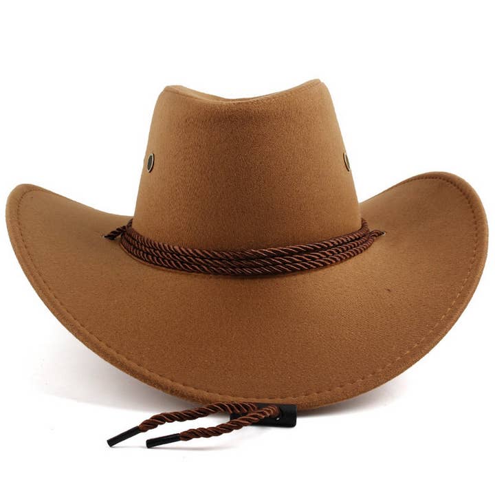 Faux Suede Western Cowboy Hat Unisex Outdoor_CWAH1891 for wholesale by ACCITY