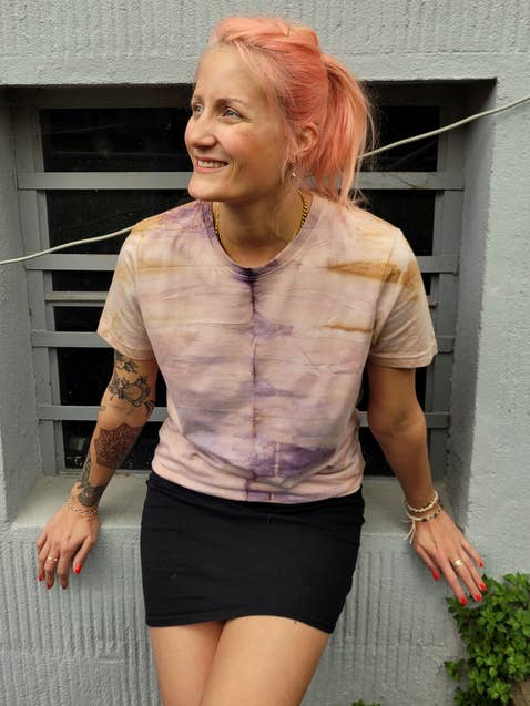 100 % recyclé : chemise tie dye pour la vente par YOGOJA