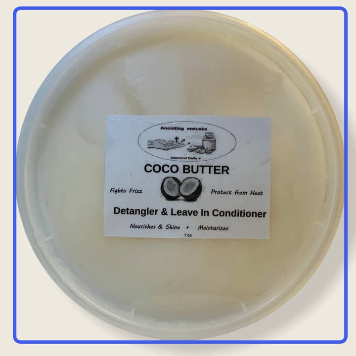 Desembaraçador e Condicionador Leave-In de Manteiga de Cacau 118 ml. por atacado de Anointing Metuaka