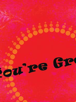 Connecting Cards: You're Great for wholesale by Soulebrate