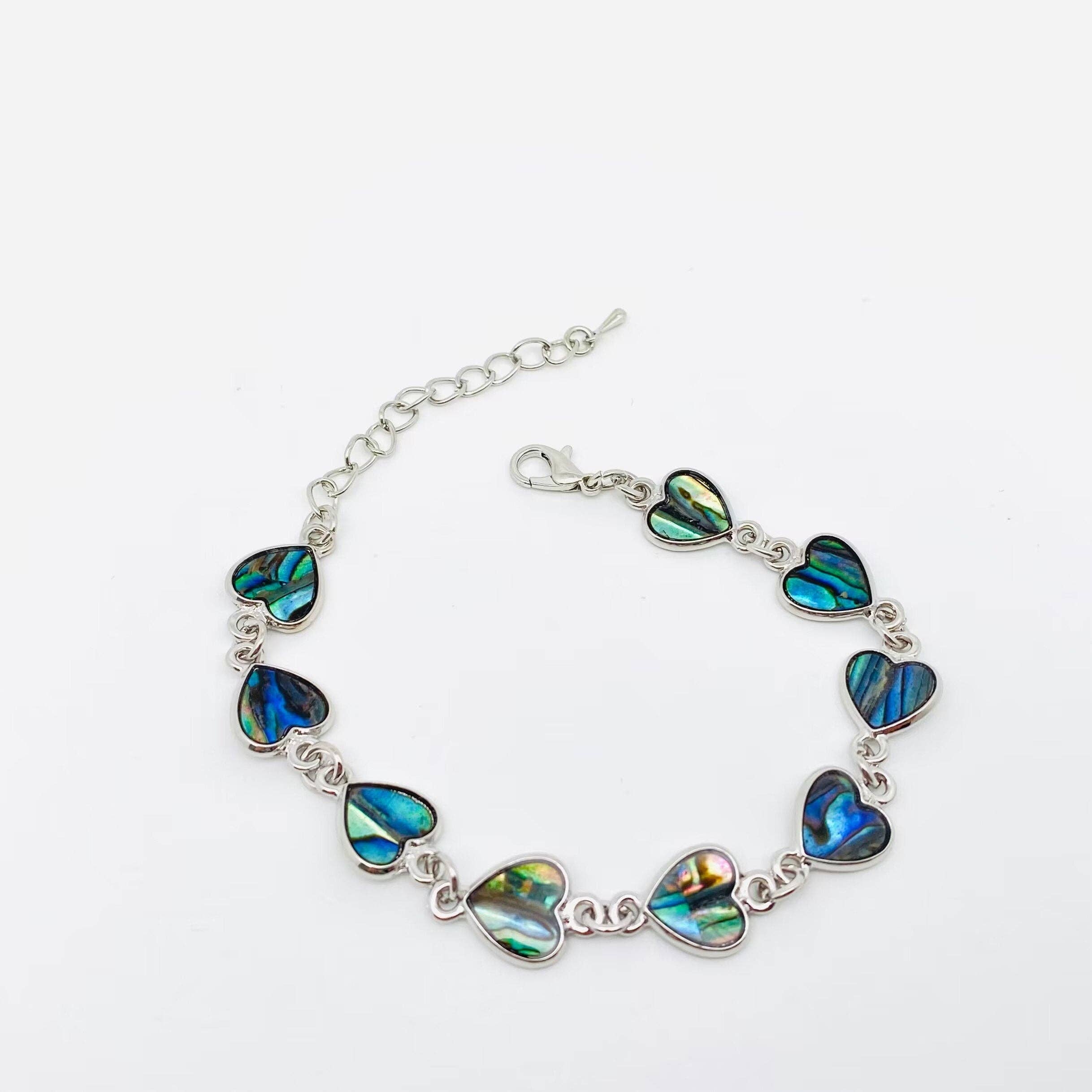 Mio Queena – wholesale Charm/dangle bracelet – Multi-style Abalone Shell Metal Chain Bracelets2