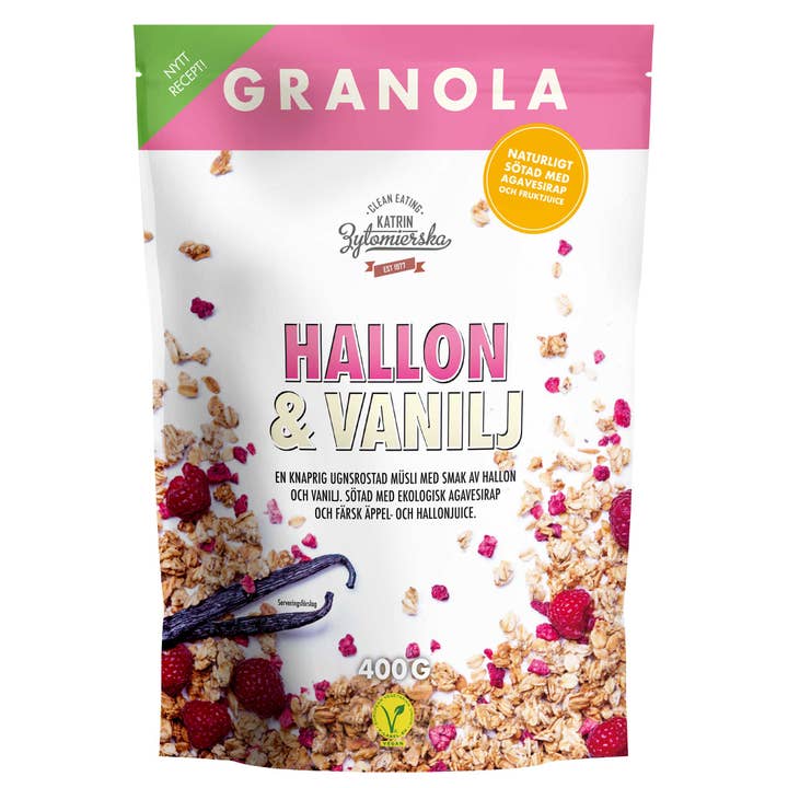 Clean Eating – wholesale Granola – Granola Hallon & Vanilj