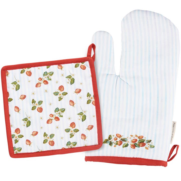 Strawberry Kitchen Set for wholesale by Primitives by Kathy