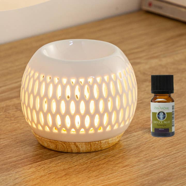 Zen'ArĂ´me - Wholesale Oil Warmer - Scented burner, ceramic lattice scented wax melt9