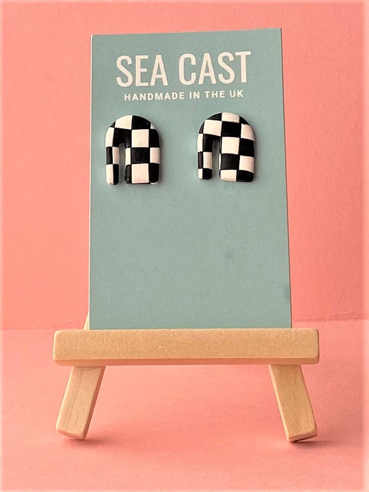 Checko - Handmade Polymer Clay Earrings for wholesale by Sea Cast