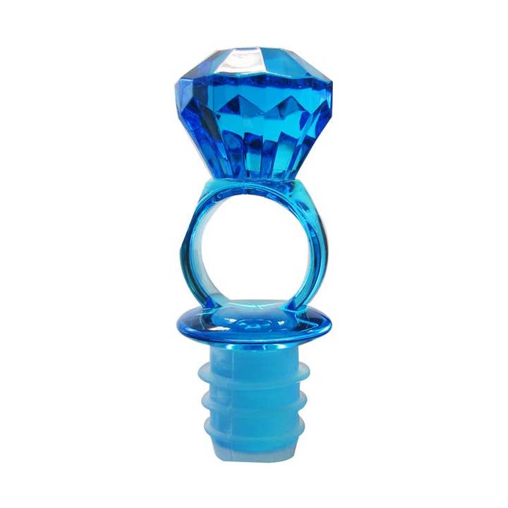 LeadingWare - Wholesale Wine Stopper - AC-0014 Diamond Ring Bottle Stopper0