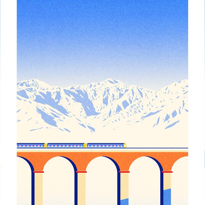 Sergeant Paper - Vendita all'ingrosso Stampa artistica - Julie Guillem - Viaduc - Stampa artistica Escape1