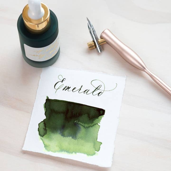 Tom's Studio - Wholesale Craft Supplies - Emerald - Calligraphy Ink2