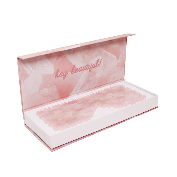 Aquamarina Beauty – wholesale Sleep/eye mask – Rose Quartz Eye Mask