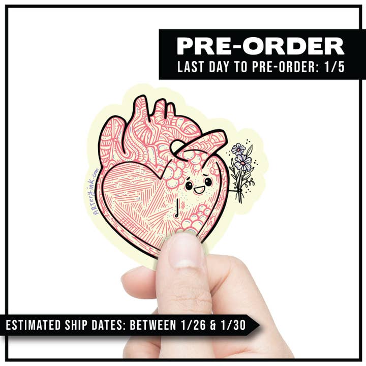 Pré-encomenda de Autocolante Vinil "Be My Valentine" (Envia a 30/1) por atacado de Artery Ink