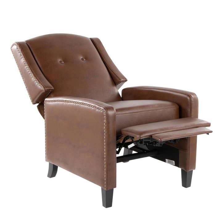 Stanley Recliner in Black Wood for wholesale on Faire