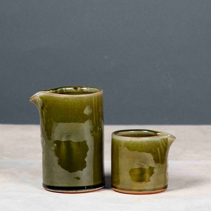 Crazy Green Studios – wholesale Pitcher – Mini Pitcher-Vase, Handmade Ceramic, Red Stoneware5