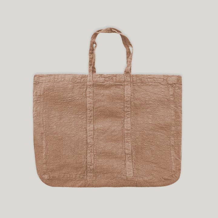 Maison Masarin - Wholesale Grocery/Shopping Bag - French raw linen yogi bag - shopping bag4