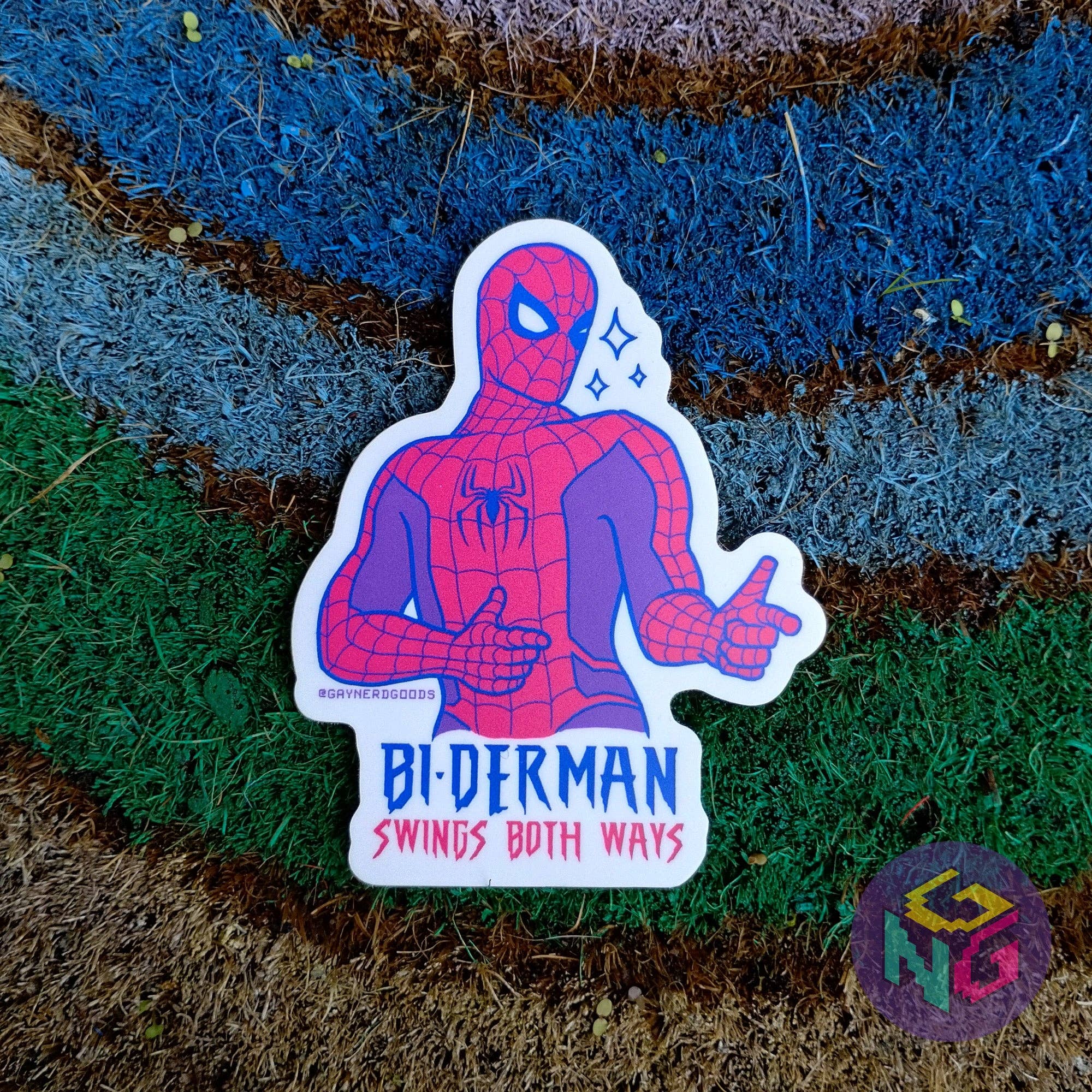 Gay Nerd Goods - Wholesale Sticker - Biderman Sticker