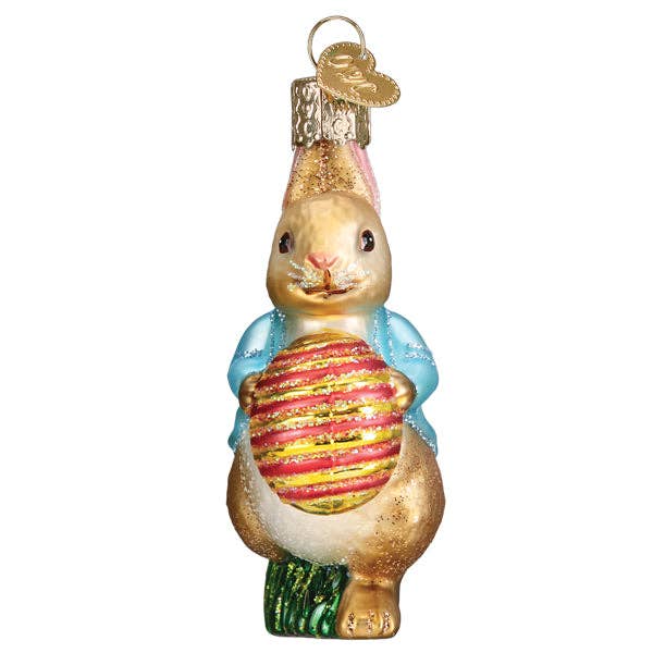 Old World Christmas - Wholesale Ornament - Peter Rabbit With Easter Egg Ornament3