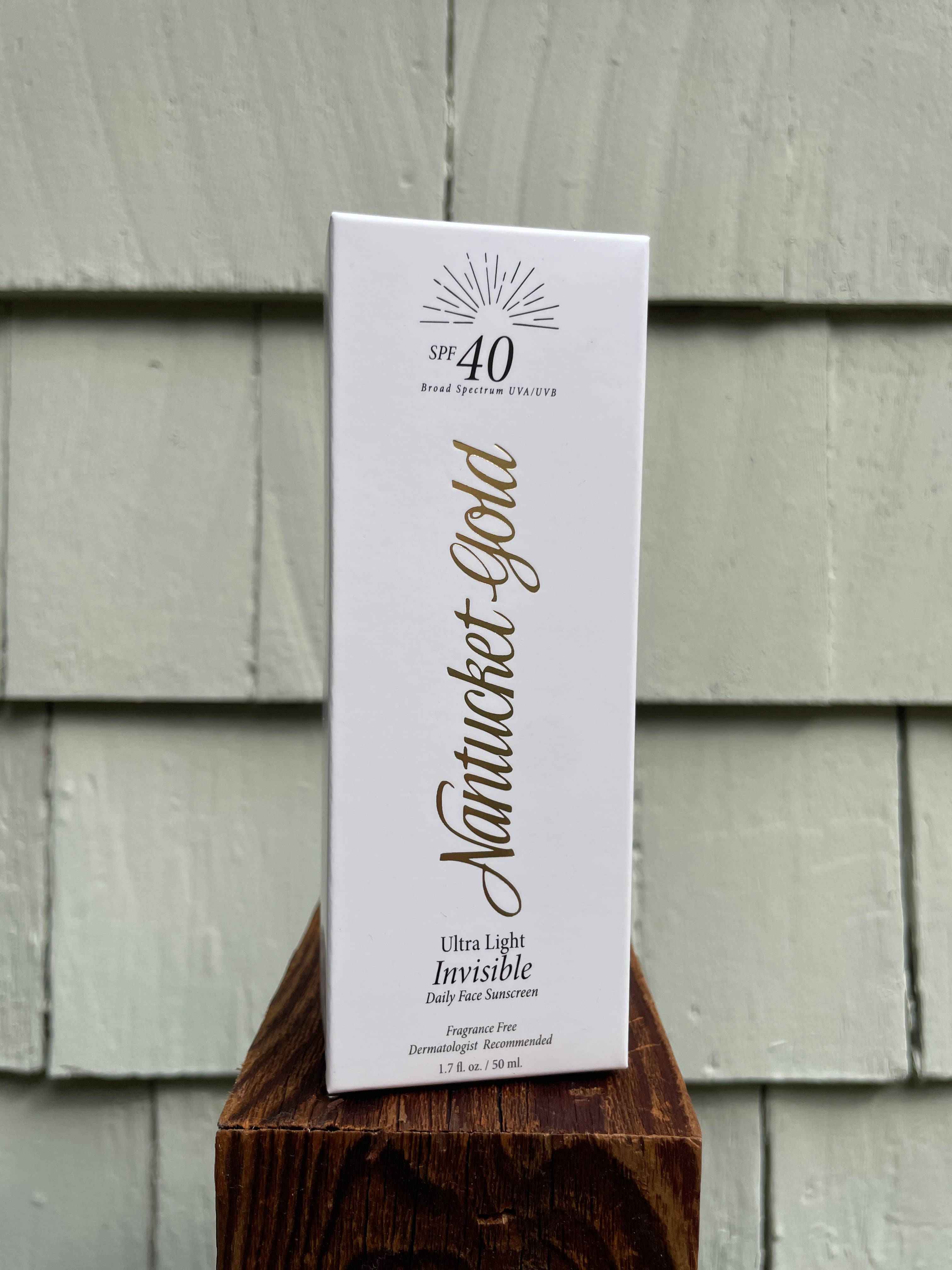 Nantucket Gold - Wholesale SPF Moisturizer - Nantucket Gold Invisible Daily Face Moisturizer with SPF 401