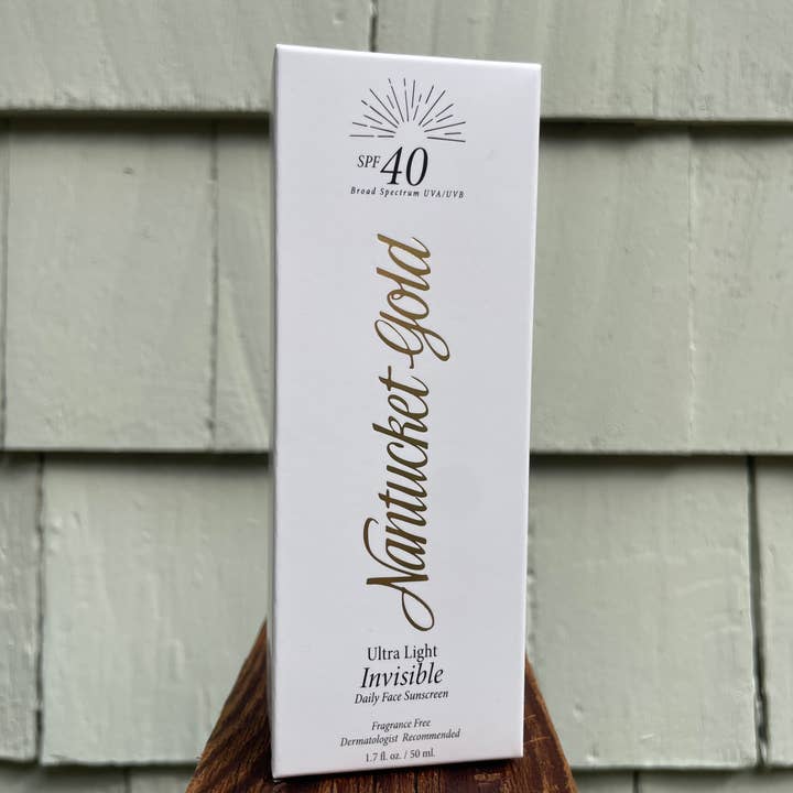 Nantucket Gold - Wholesale SPF Moisturizer - Nantucket Gold Invisible Daily Face Moisturizer with SPF 401
