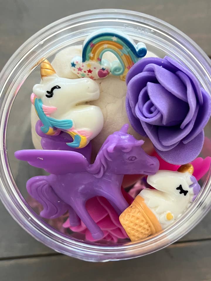 Unicorn Sensory Jar for wholesale by Doughlightful