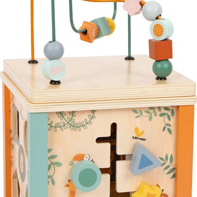 small foot - Wholesale Wood Toy - Kids - Motor Activity Cube "Safari"
