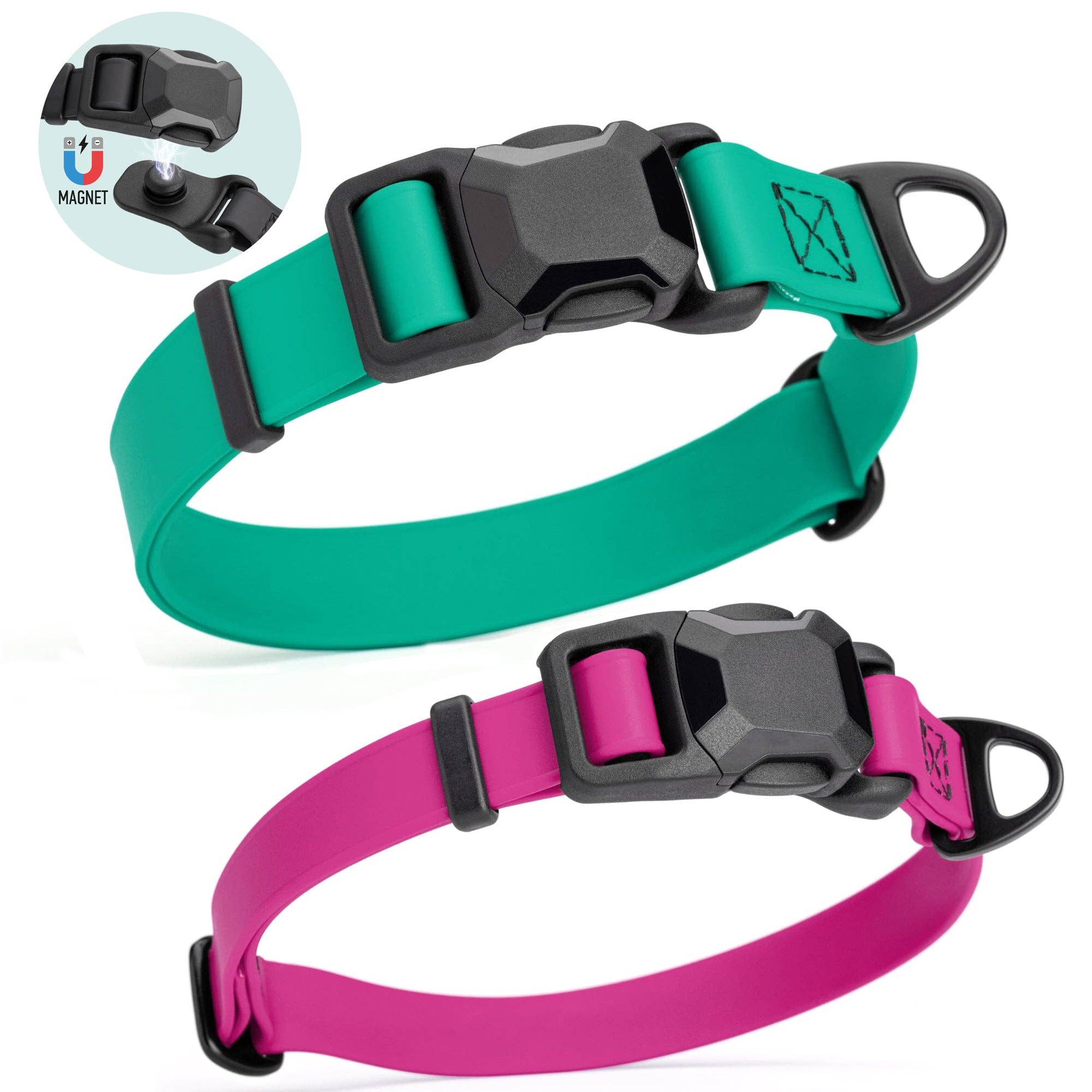 Dogline - Wholesale Pet Collar - Dog - Biothane Waterproof Dog Collar with Magnetic Quick Release Buckle34