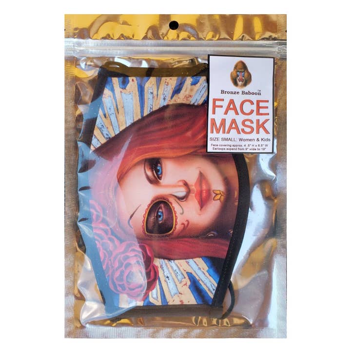 Bronze Baboon - Wholesale Non-Medical Disposable Mask - The Scream Adjustable Face Mask (Munch)1