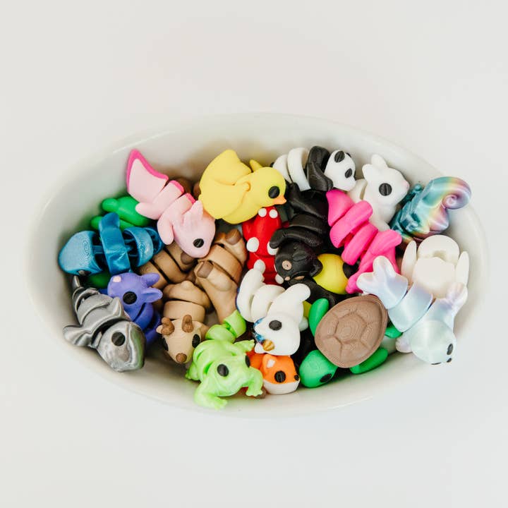 Ruby’s dragons - Wholesale Fidget Toy - Kids - Tiny 3D Printed Pocket Animal Fidgets