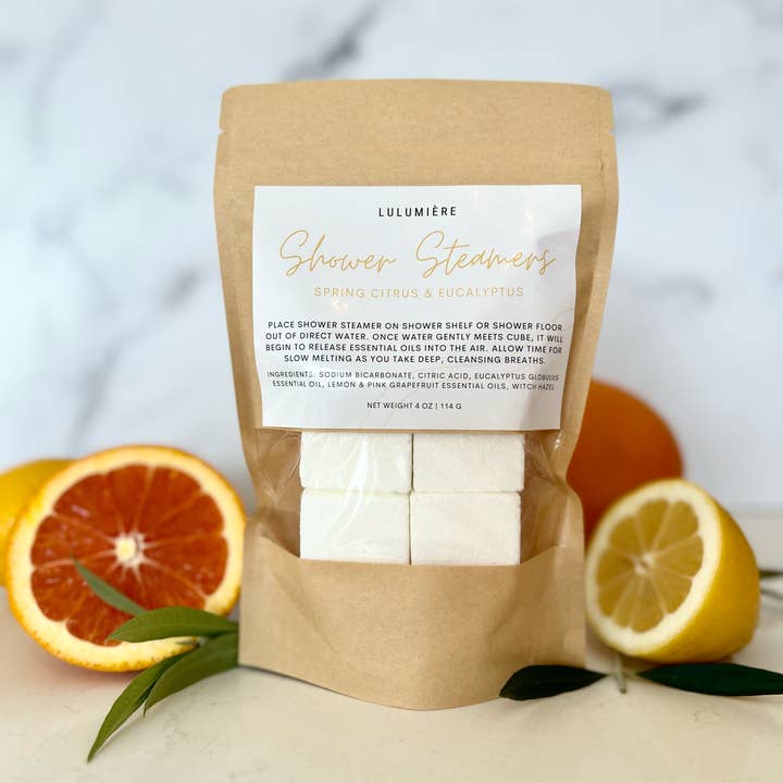 LULUMIÈRE - Wholesale Shower Steamer/Bomb - Spring Citrus Shower Steamers1