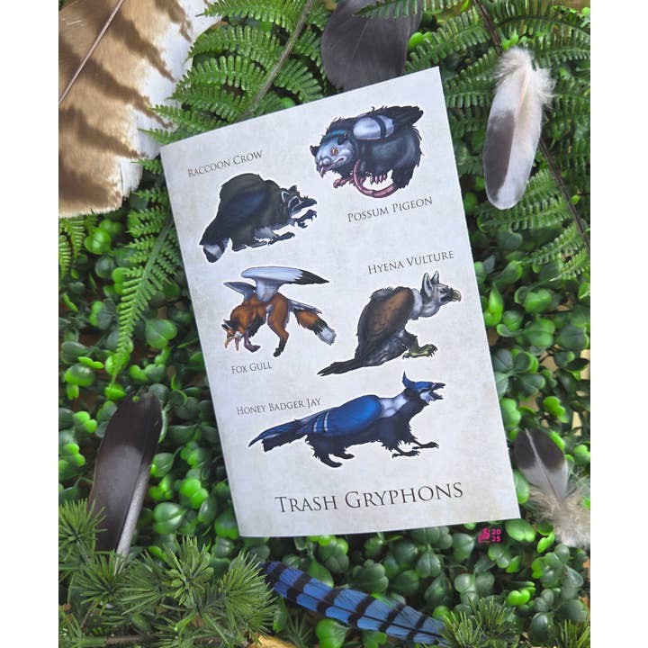 Trash Gryphons A6 Pocket Notebook for wholesale by EJS Creations