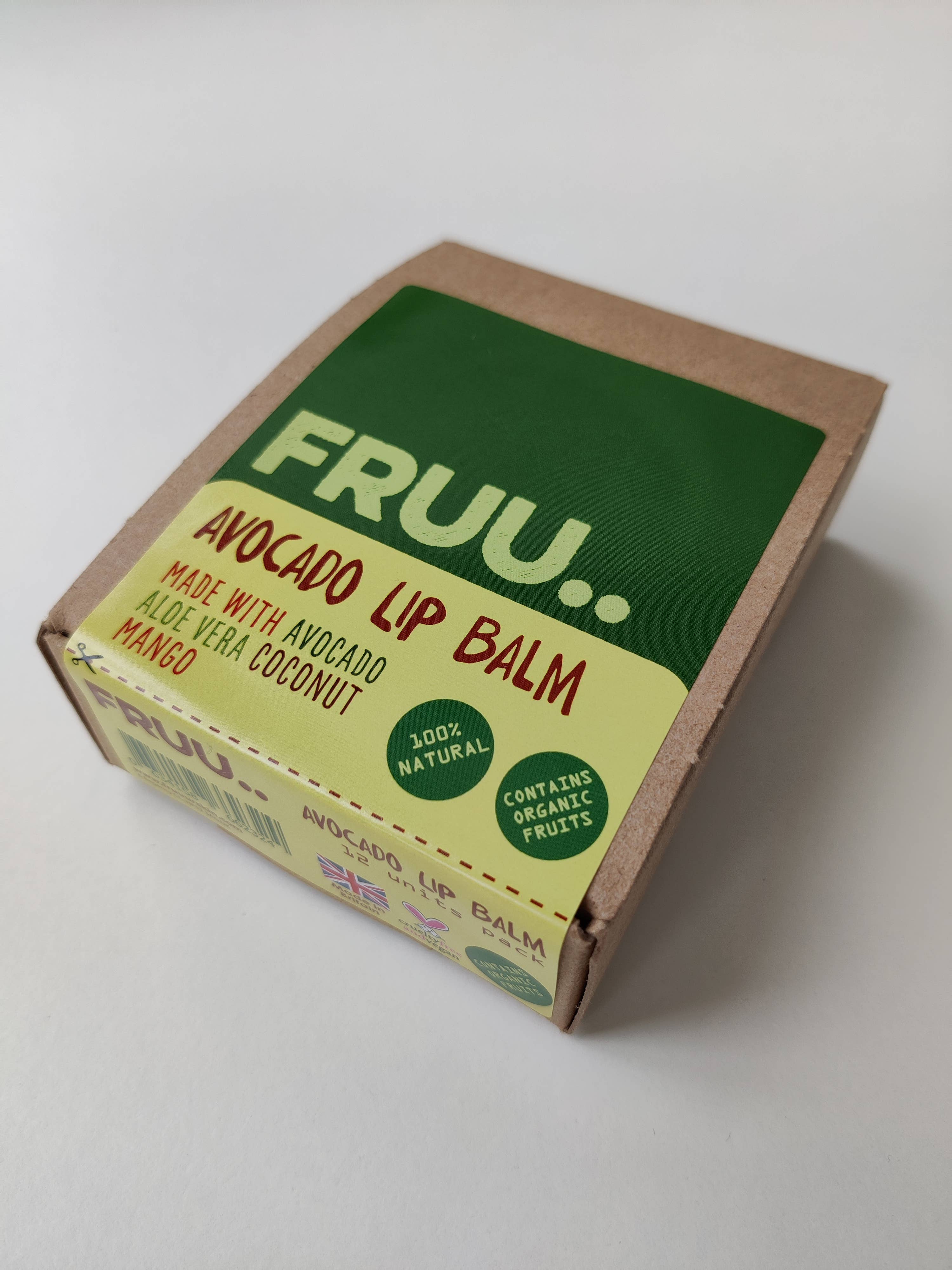 FRUU Cosmetics - Vente Baumes à lèvres - Baume à lèvres avocat FRUU1