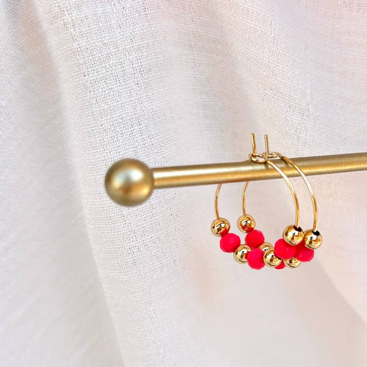 OE! - Wholesale Hoop Earrings - VIBRANT VIBES HOOPS