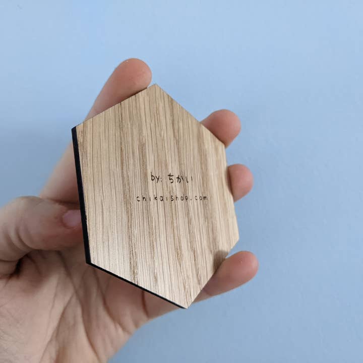 Chikai Shop - Wholesale Coasters - D20 role dice coaster, D&D wooden coaster, role play coaster3