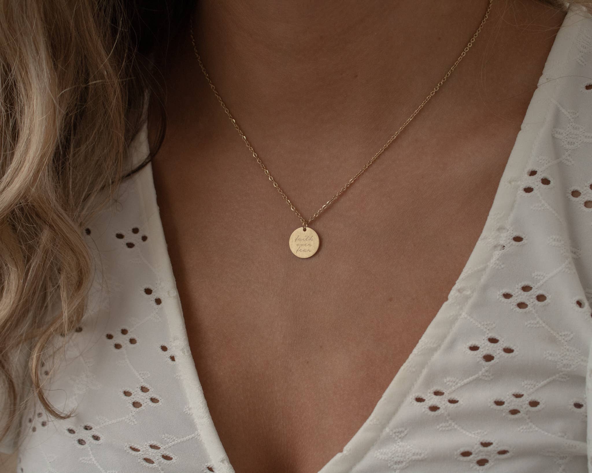 The Vintage Sparrow - Wholesale Pendant/Charm Necklace - Faith Pendant2