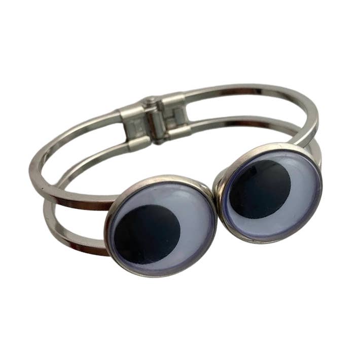 Googly Eye Double Snap Cuff Bracelet for wholesale by Vittrock