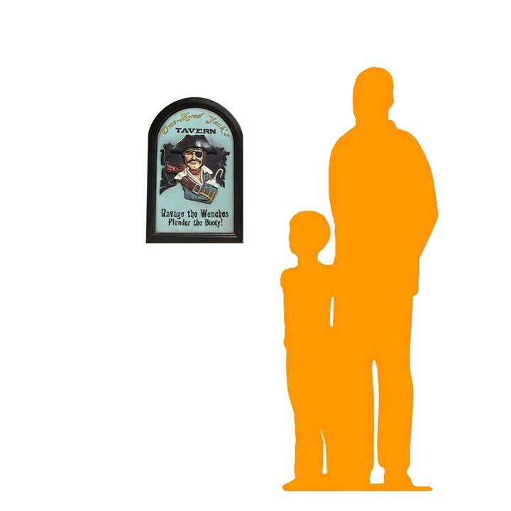 LM Treasures - Wholesale Sign - Pirate Wall Decor Jack's Tavern Sign Statue1