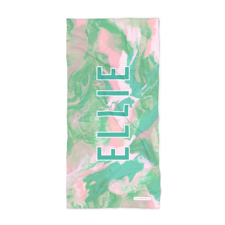 Clairebella Personalized Gifts & Pillows - Wholesale Beach towel - Marble Towel | Custom Beach Towels | Cotton Beach Towel