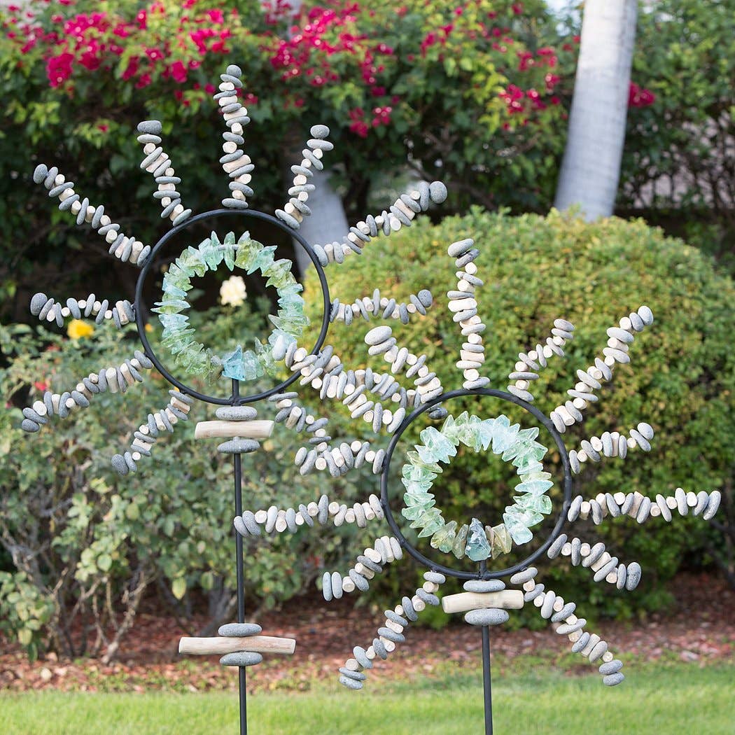 Garden Age Supply - Wholesale Outdoor Ornament/Decor - Sun Burst Garden Stands1