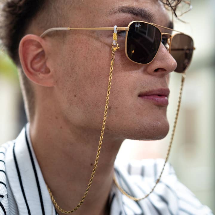 BRAVE® "ROPE" FRAME-CHAIN -GOUD voor wholesale door Brave Amsterdam