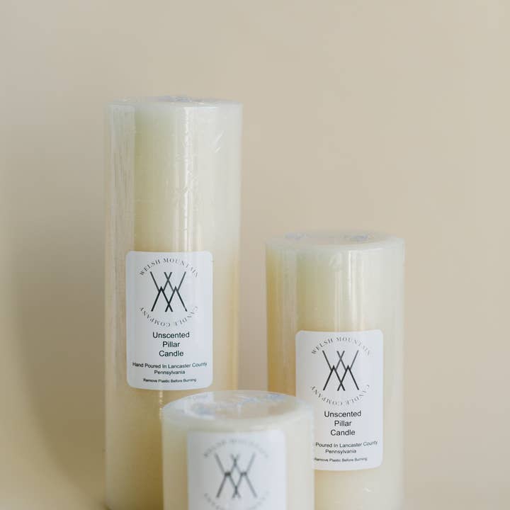 Welsh Mountain Candle Co - Wholesale Pillar Candle - Pillar Candle - Large