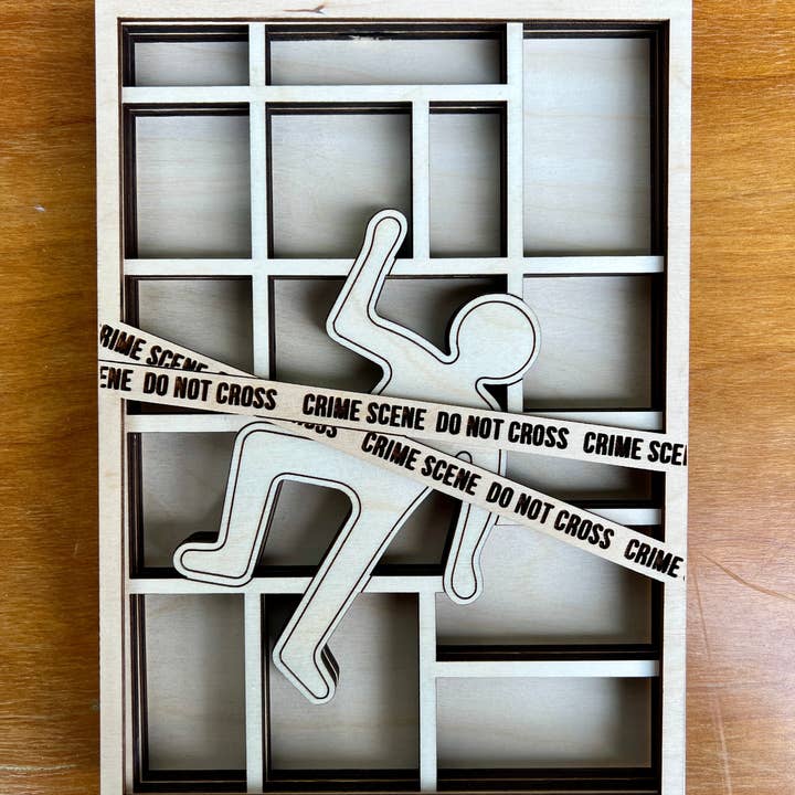 Estantería Mini de Escena del Crimen para venta al por mayor de Crafty AF Studio