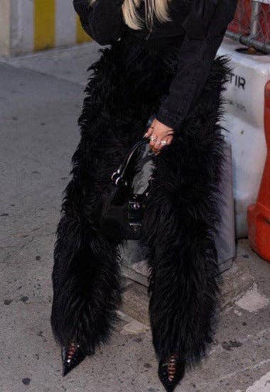 MB Fashion Wholesale - Wholesale Pants - Women's - MB FASHION CASUAL HIGH WAIST FUR PANTS 6191LY6